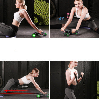 Foldable Abdominal Muscle Wheel Roller - Olic Home Fitness