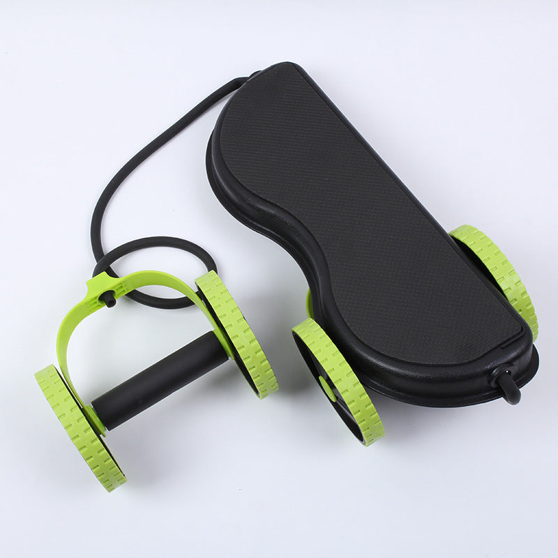 Double-wheeled Abdomen Wheel Pull Rope - Olic Home Fitness