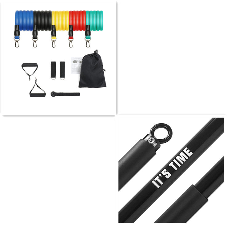 Fitness Tpe Latex 11 Piece Set Tensioner - Olic Home Fitness