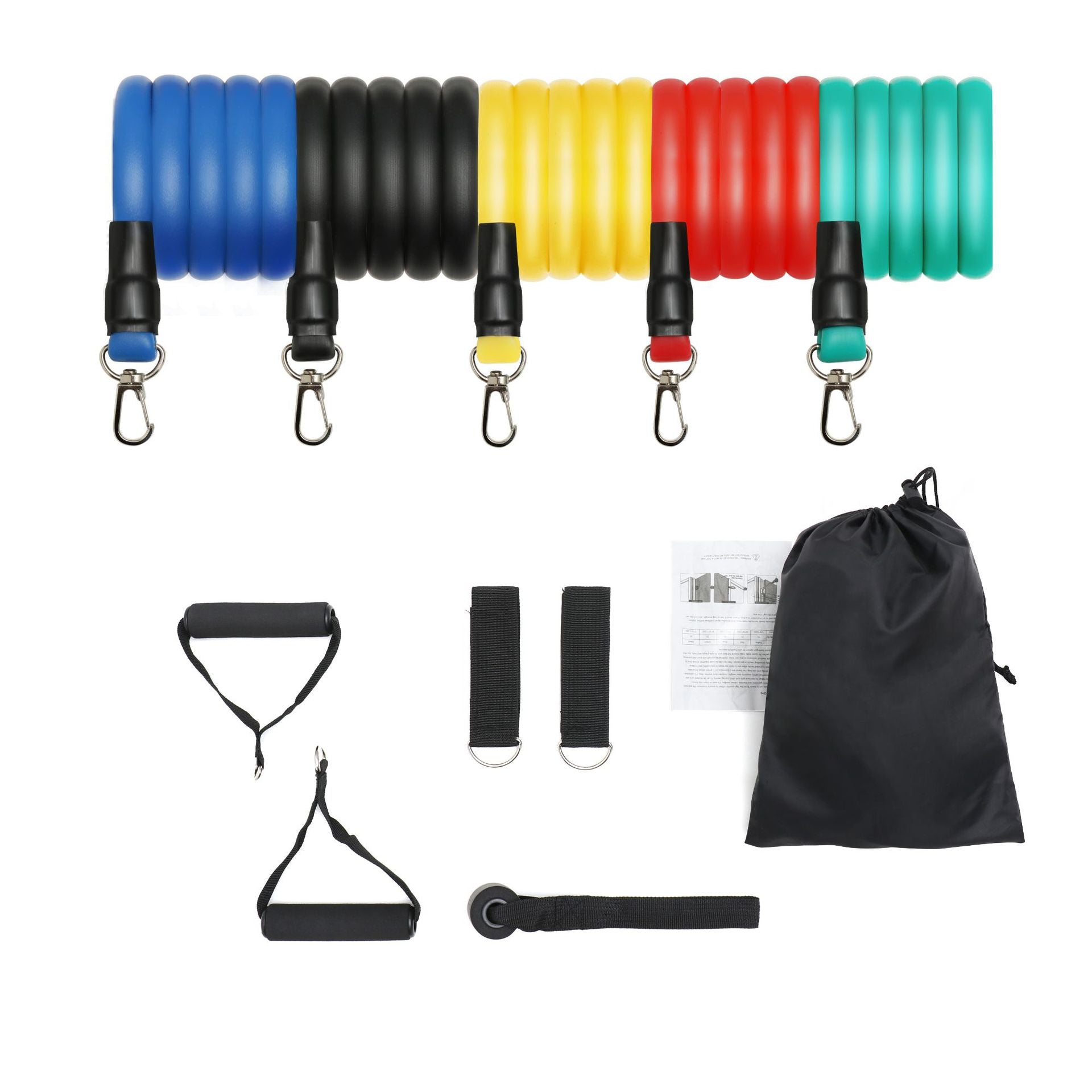 Fitness Tpe Latex 11 Piece Set Tensioner - Olic Home Fitness